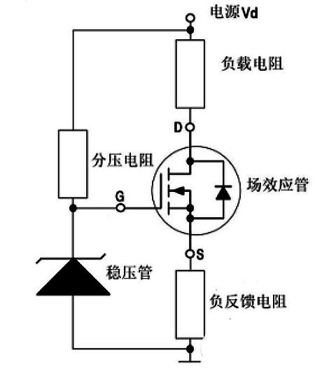 场效应管恒流源电路图