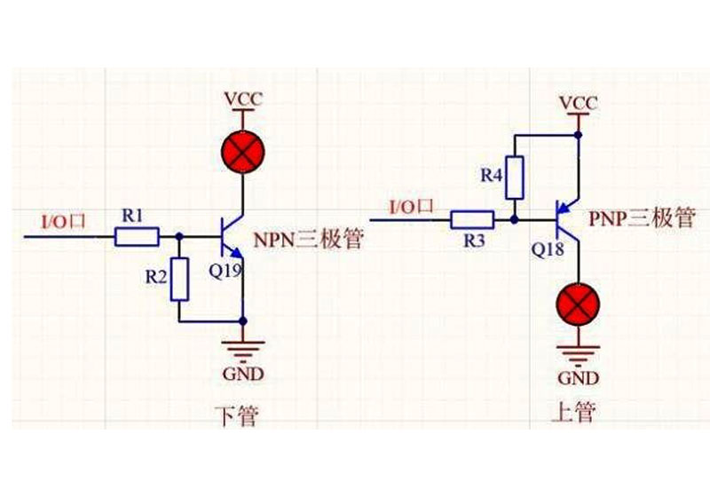 三极管作为电子开关结构图及工作原理图-三极管知识-竟业电子