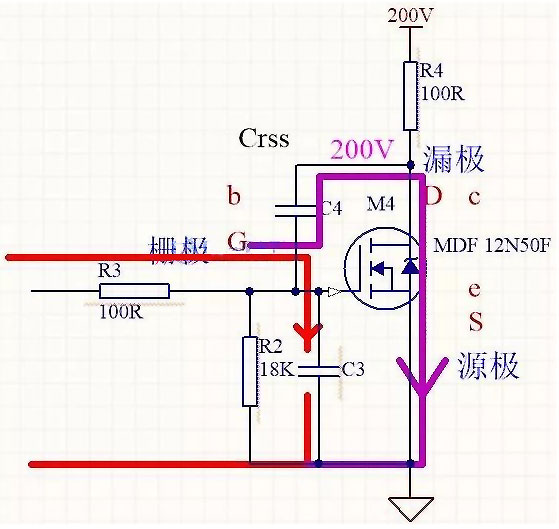  MOS场效应管电流电压选择与米勒平台分析