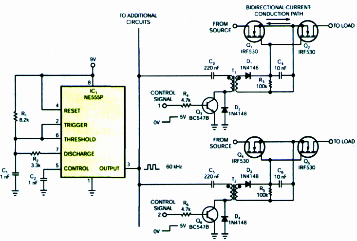 串联MOS场效应管替换继电器-MOS场效应管应用-竟业电子