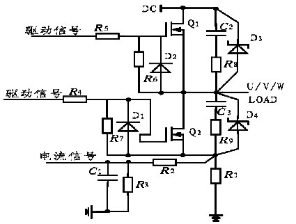 RC缓冲电路保护MOS场效应管不被损坏
