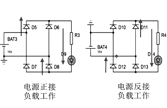 整流桥应用于电源实现接线无极性 