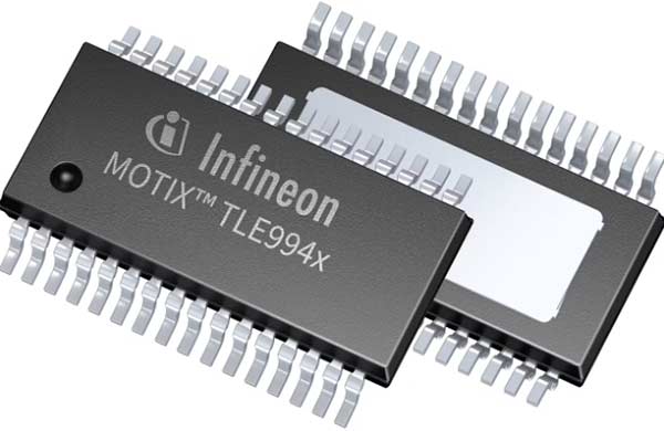 英飞凌infineonMOTIX™TLE994x应用于电动车-竟业电子